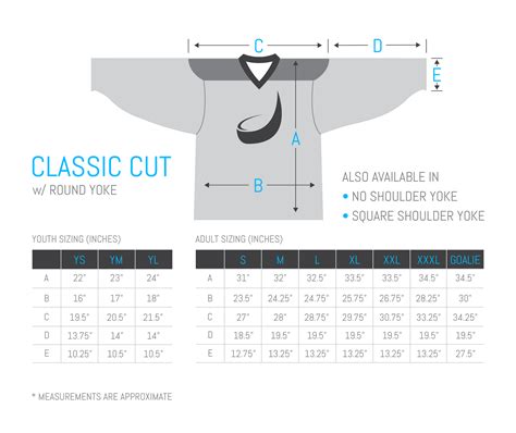 adidas replica hockey jersey size chart|size chart for nhl jersey.